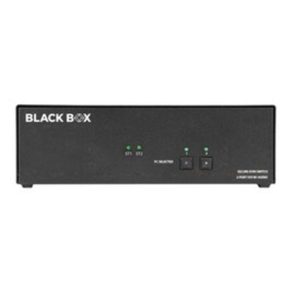 Picture of Black Box KVS4-1002D Secure Kvm Switch - 2-Port&#44; Single-Monitor&#44; Dvi-I & TAA