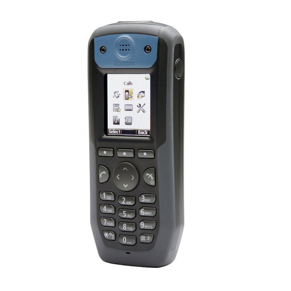 Picture of Ascom VCP-DH5-AABEAB VCP D81 Protector DECT-GAP Handset with MD&#44; NM&#44; PC & Location