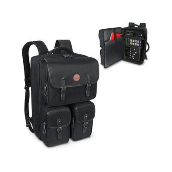 Picture of Accessory Power GGBCABK100BKWS Go Groove DJ Controller Backpack with DJ Mixer Case with Pioneer DJ DDJ 4