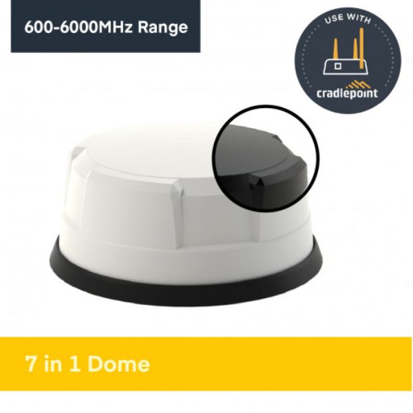 Panorama Antennas LG-IN2445-W 5G 7-in-1 Dome for Cradlepoint - White