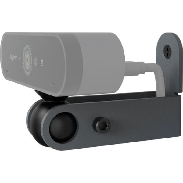 H587-BG ADA Camera Mount for Logitech BRIO Cameras, Black & Gray