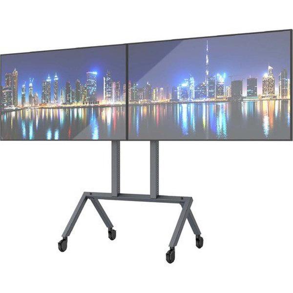 Picture of Heckler Design H701-BG Dual Display Kit for Heckler AV Cart - Black Grey