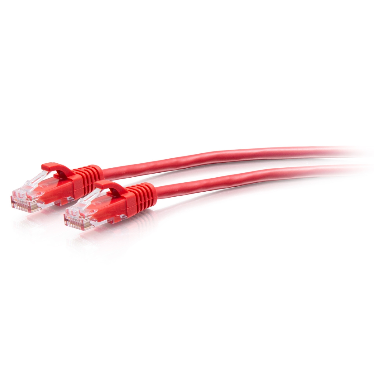 30166 25 ft. Cat6a Snagless Unshielded Twisted Pair Slim Ethernet Network Patch Cable, Red