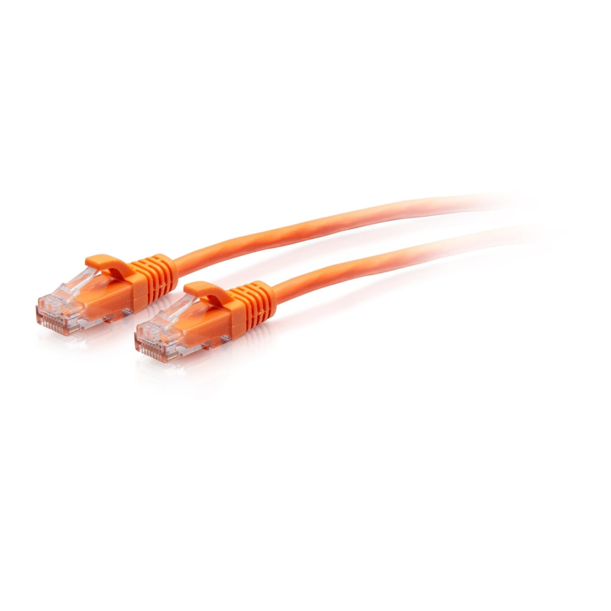 3 ft. Cat6a Snagless Unshielded Twisted Pair Slim Ethernet Network Patch Cable, Orange