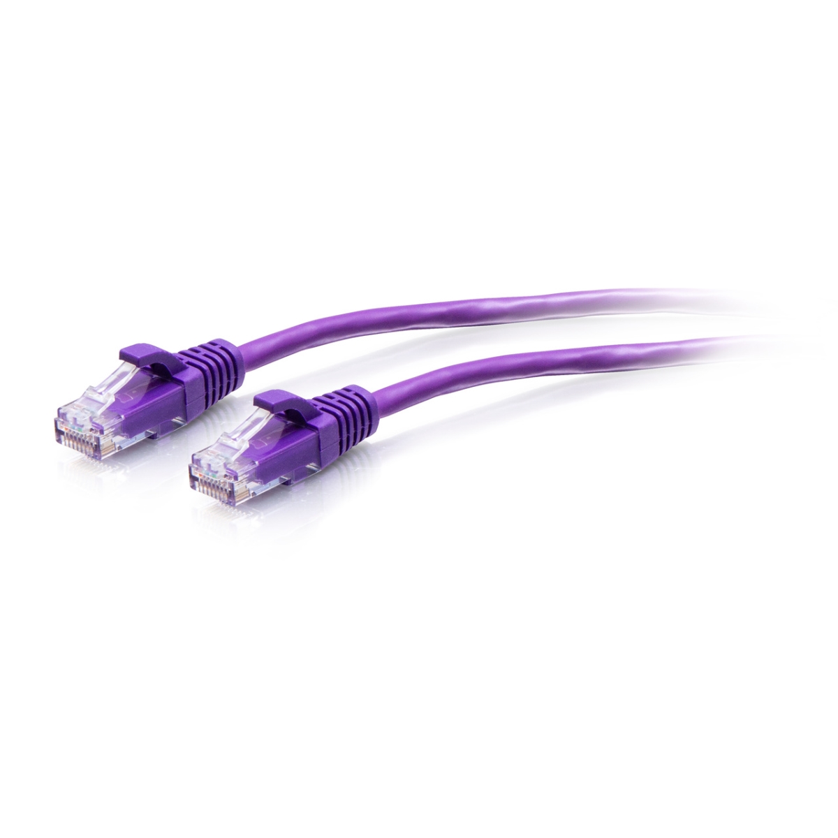 3 ft. Cat6a Snagless Unshielded Twisted Pair Slim Ethernet Network Patch Cable, Purple