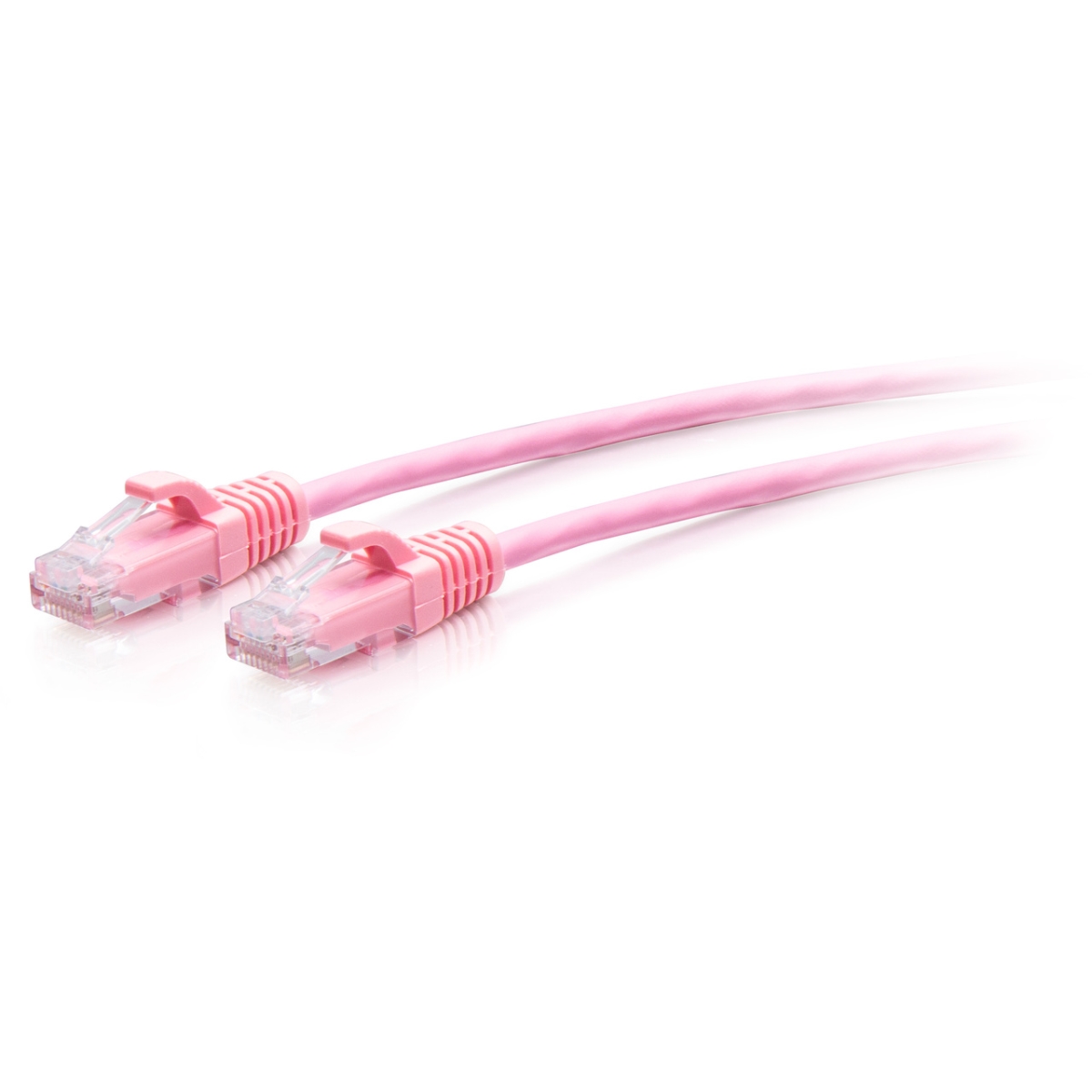 5 ft. Cat6a Snagless Unshielded Twisted Pair Slim Ethernet Network Patch Cable, Pink