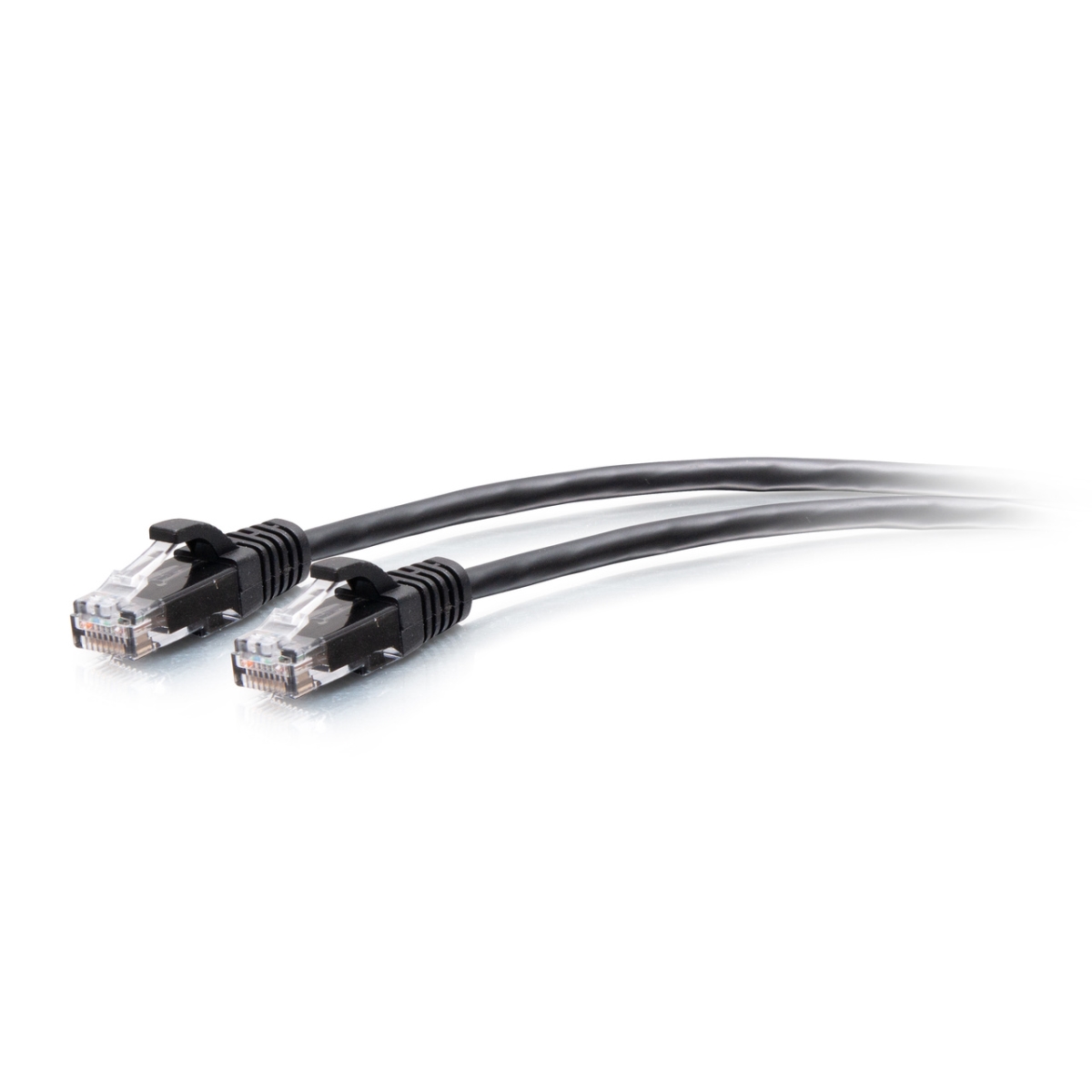 3 ft. Cat6a Snagless Unshielded Twisted Pair Slim Ethernet Network Patch Cable, Black