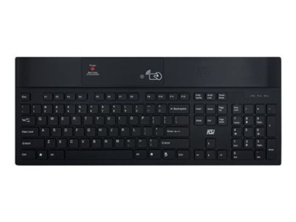 1700SXHB-21 104 USB Keyboard with Rfid Dual Freq Reader & Cleaning Button