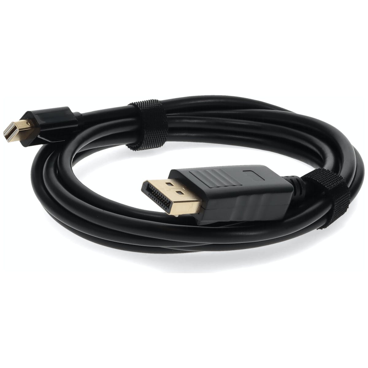 Picture of Add-on MINIDP2DPMM2M 2 m 3840 x 2160 4K UHD Mini-DisplayPort 1.1 Male To DisplayPort 1.2 Male Cable&#44; Black