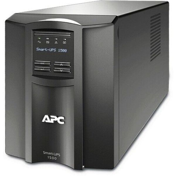 Picture of APC SMT1500CX413 120V APC Smart 1500VA LCD Audible Alarm Disabled Tower Ups