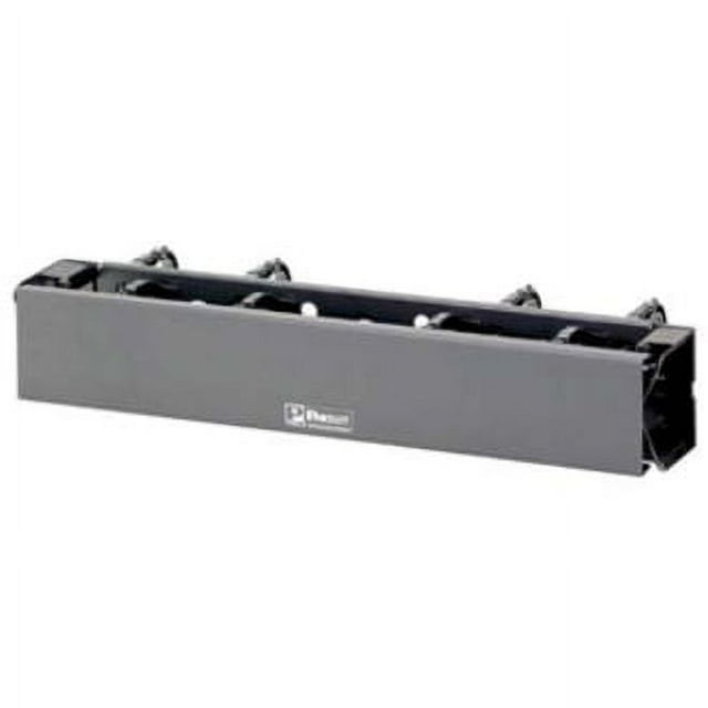 Picture of Panduit CMPH1 Horizontal Panel D-Rings Front Back 1 RU&#44; Black
