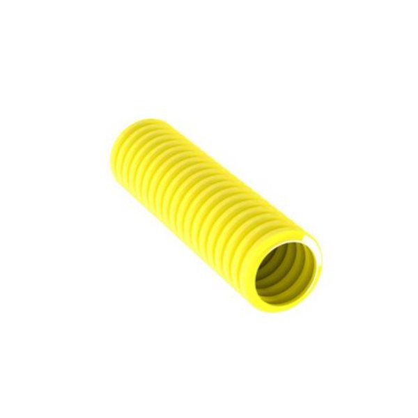 0.5 in. x 30.5 m Corrugated Loom Slit Tubing, Yellow