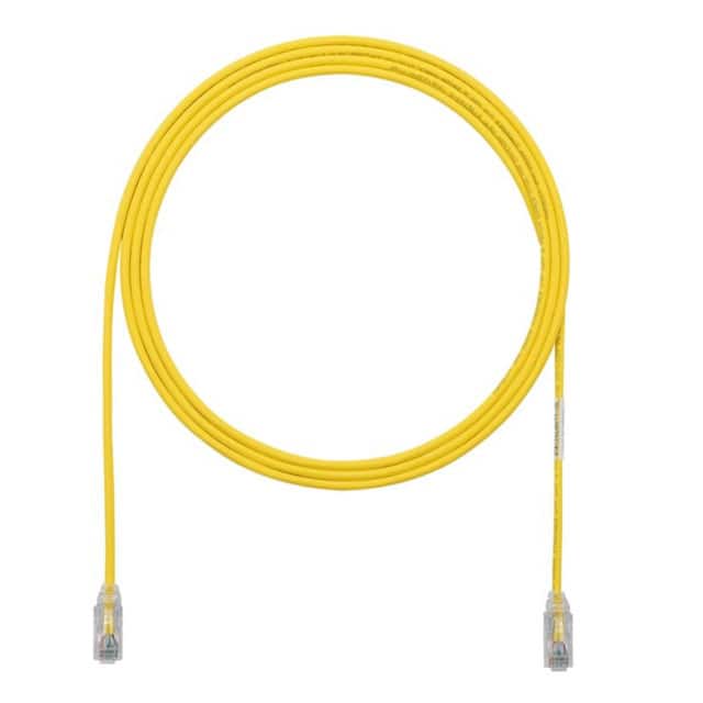 1 ft. 28AWG UTP Patch Cord Cat6A Cable, Yellow