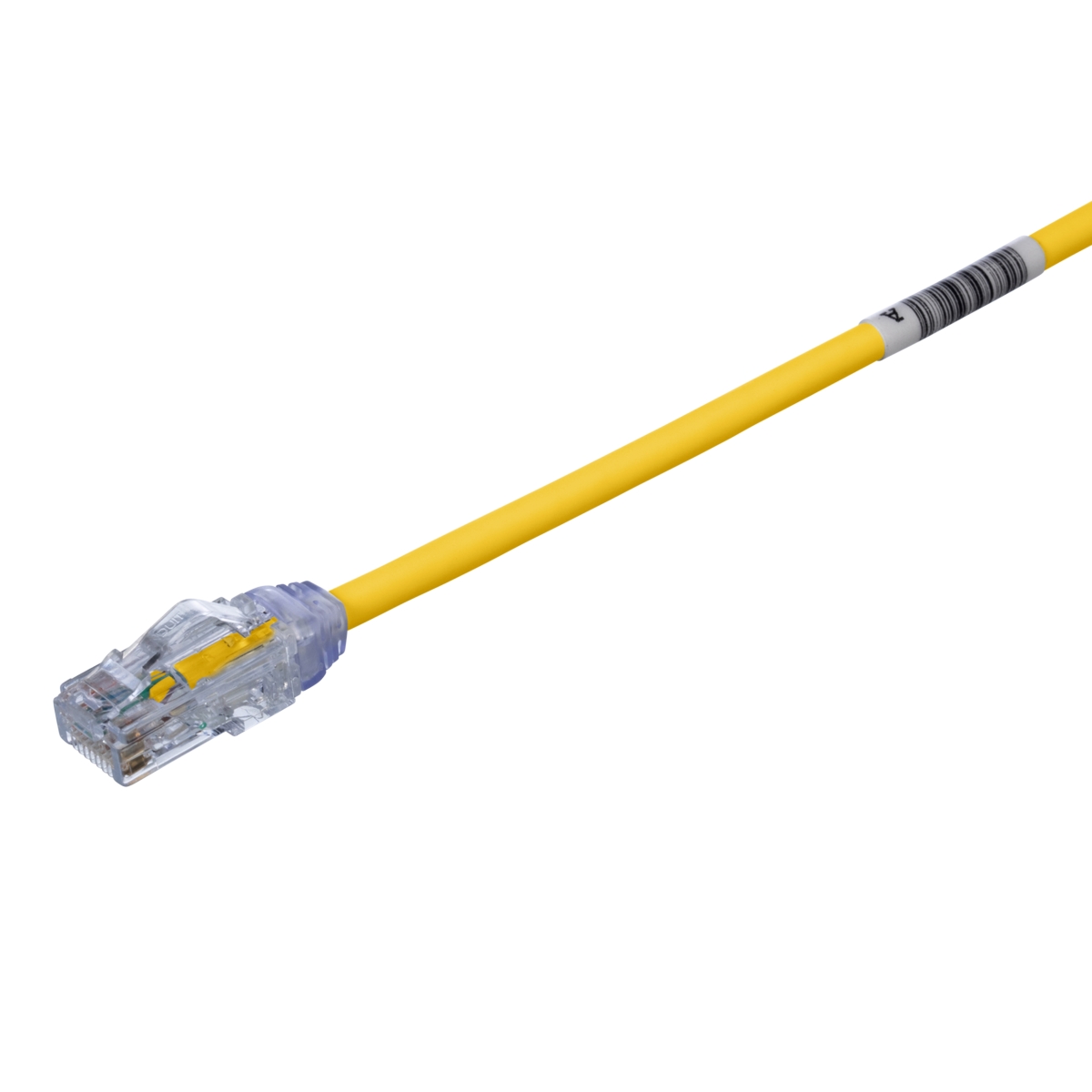 7 ft. Cat6A 28AWG UTP Patch Cord, Yellow