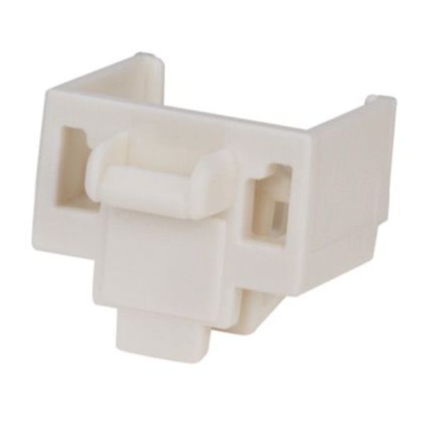 Jack Module with 10 Blockout Device - White