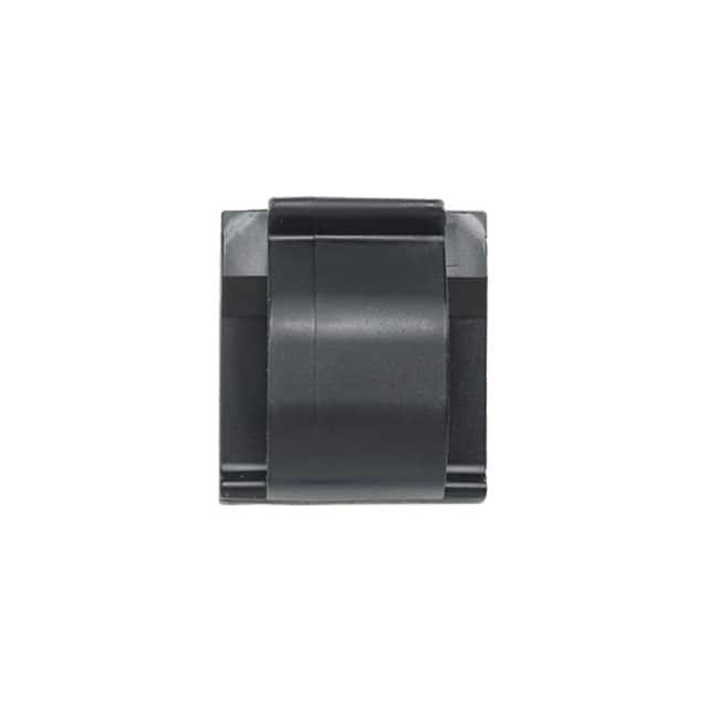 0.62 in. Cord Clip Adhesive, Black - Pack of 100