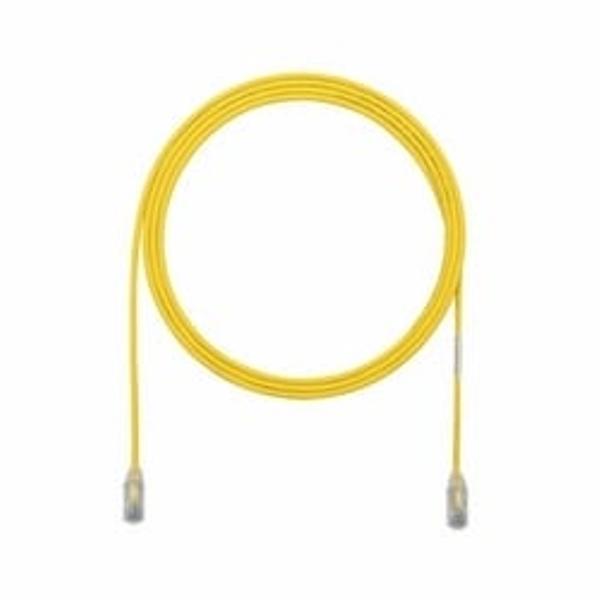 CBL ASSY MOD 28-4PR SOLID,CAT 6, SMALL DIAMETER, 10 FT,YELLOW