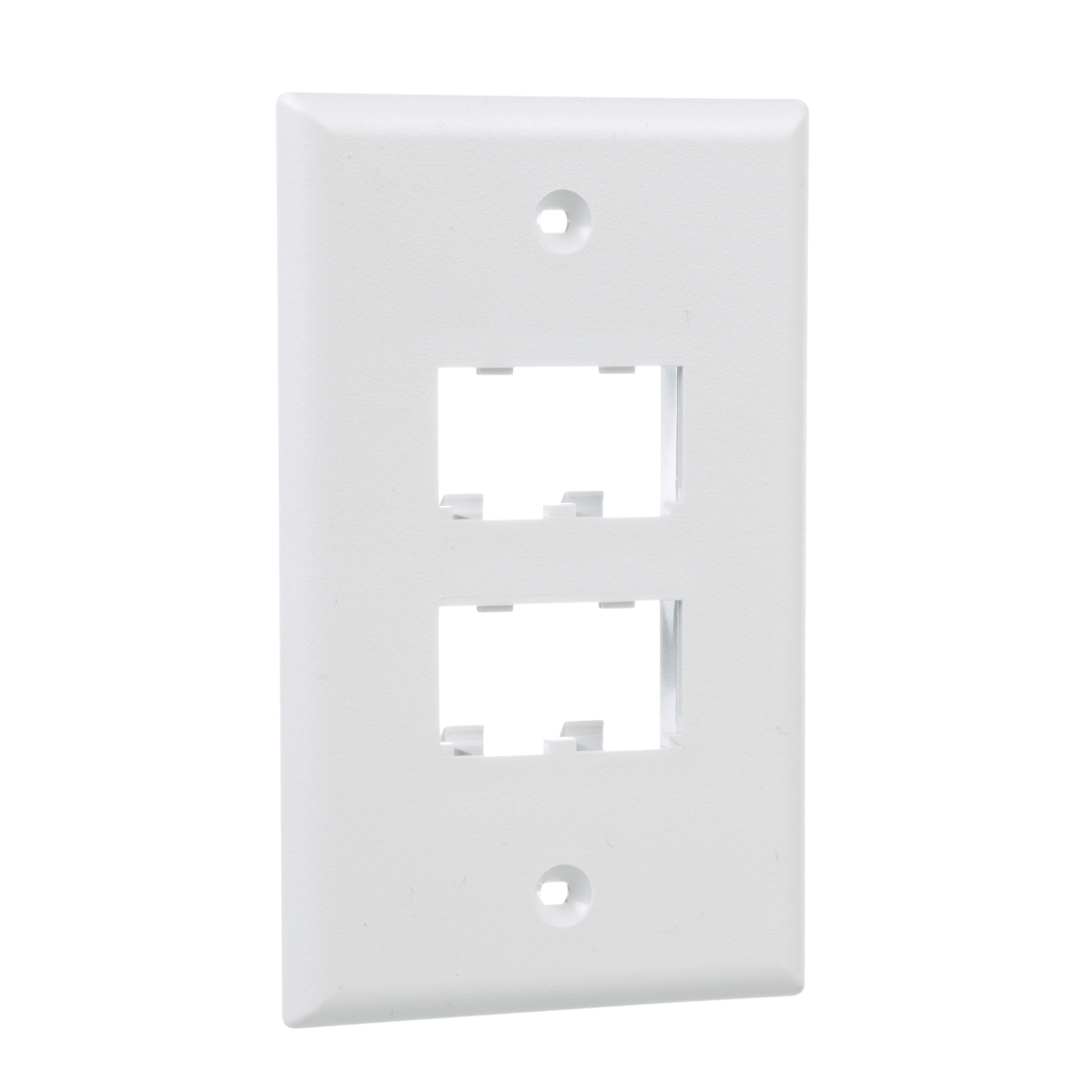CFP4WH 4-Port Classic White Faceplate