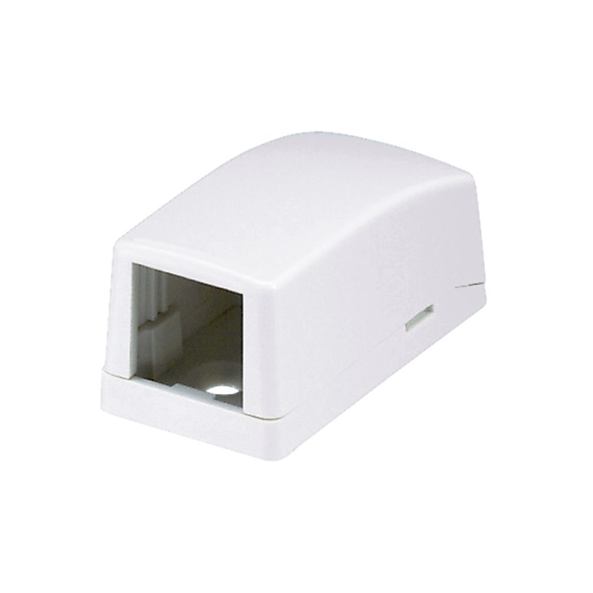 CBX1WH-A Single Mini-Com 1-Port Lp Surface Mount Box