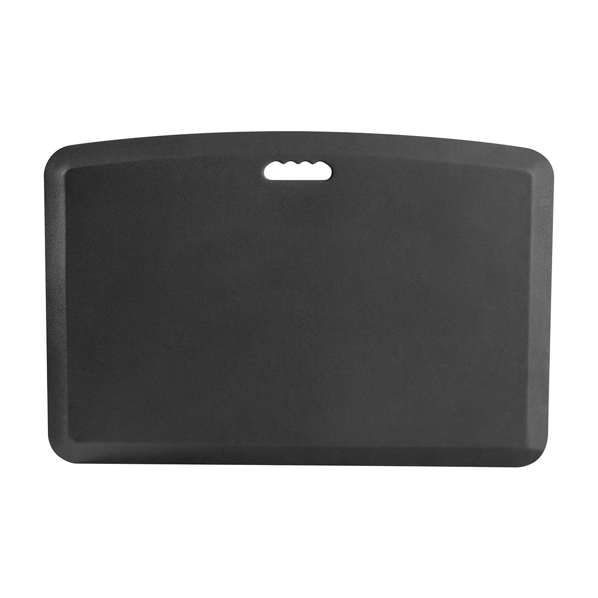 WNST-MAT 36 x 24 x 0.75 in. Bounce Back Memory Beveled Edges Anti-Fatigue Mat, Black