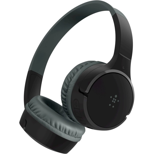 Picture of Belkin International AUD001BTBKCS Soundform Kids Headphones with Case, Black
