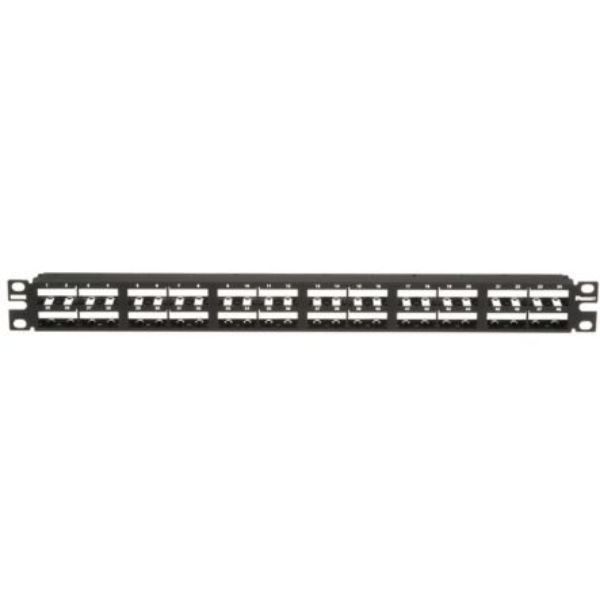 CPP48HDEWBL 48 Port High Density Modular Patch Panel, Black
