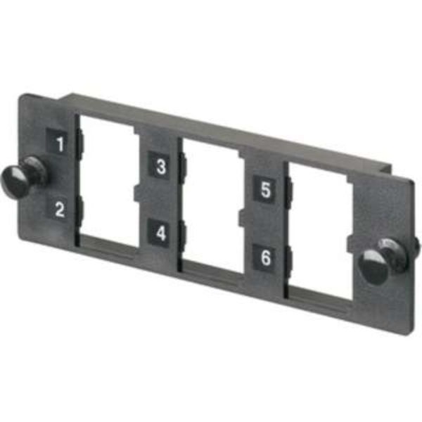 FMP6 6 Mini-Coms UTP Fiber Optic Audio & Video Modules Panel