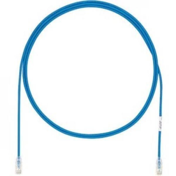 28AWG Cat6A UTP Patch Cord Network Cable, Blue
