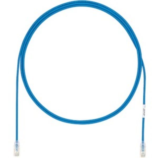 UTP28X3BU 3 ft. 28AWG Cat6A UTP Patch Network Cord Cable, Blue