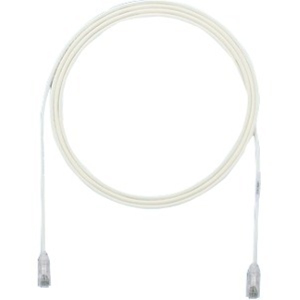 10 ft. 28 AWG CAT6 Cable EA CU UTP Patch Cord, Off White