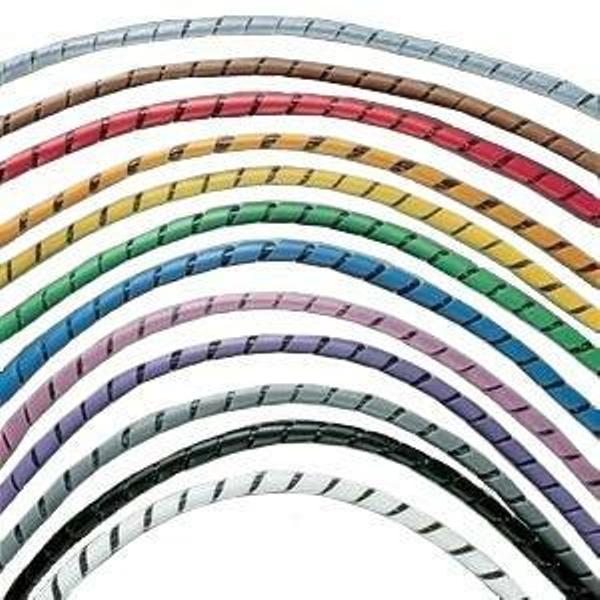 Picture of Panduit T50F-C0 0.5 in. x 100 ft. Black Spiral Wrap