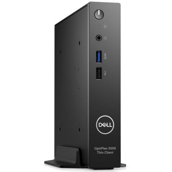 Picture of Dell RDFKY Optiplex 3000 Thin Client Pent Silver N6005 4 GB 1 DIMM 32 GB EMMC Intel HD No Wireless Desktop Computer