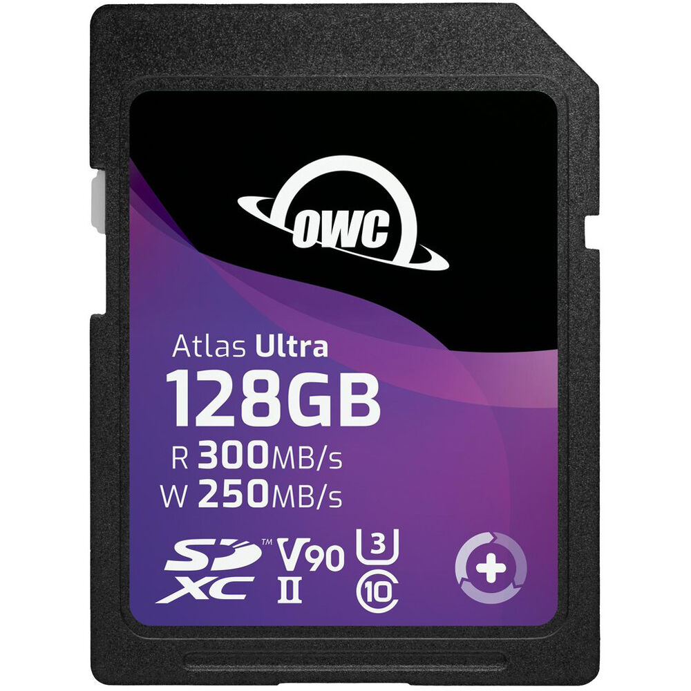 Picture of Owc OWCSDV90U0128 128GB Atlas Ultra SDXC V90 UHS-II Memory Card