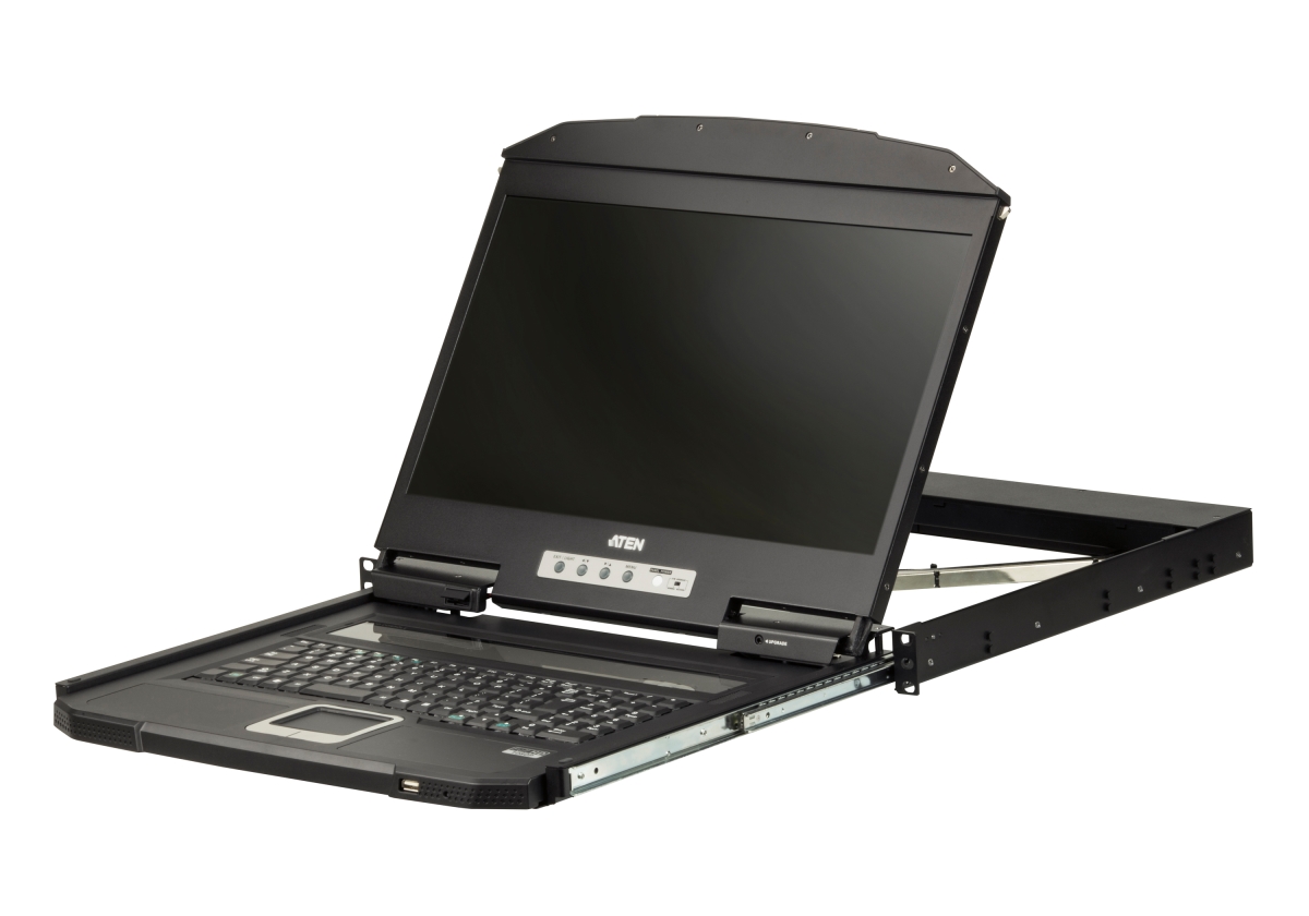 Aten CL3700NW 19 Ultra Short Depth Wide Screen LCD Console HDMI & USB