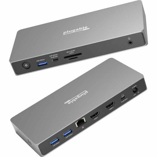 Plugable Technologies UD-4VPD Plugable USB4 Dual HDMI Docking Station