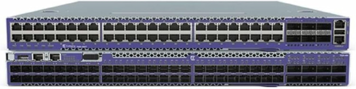 7520-48XT-6C-AC-F Extreme 7520-48XT Switch with Front-Back Airflow Ships with Two AC Power Supported