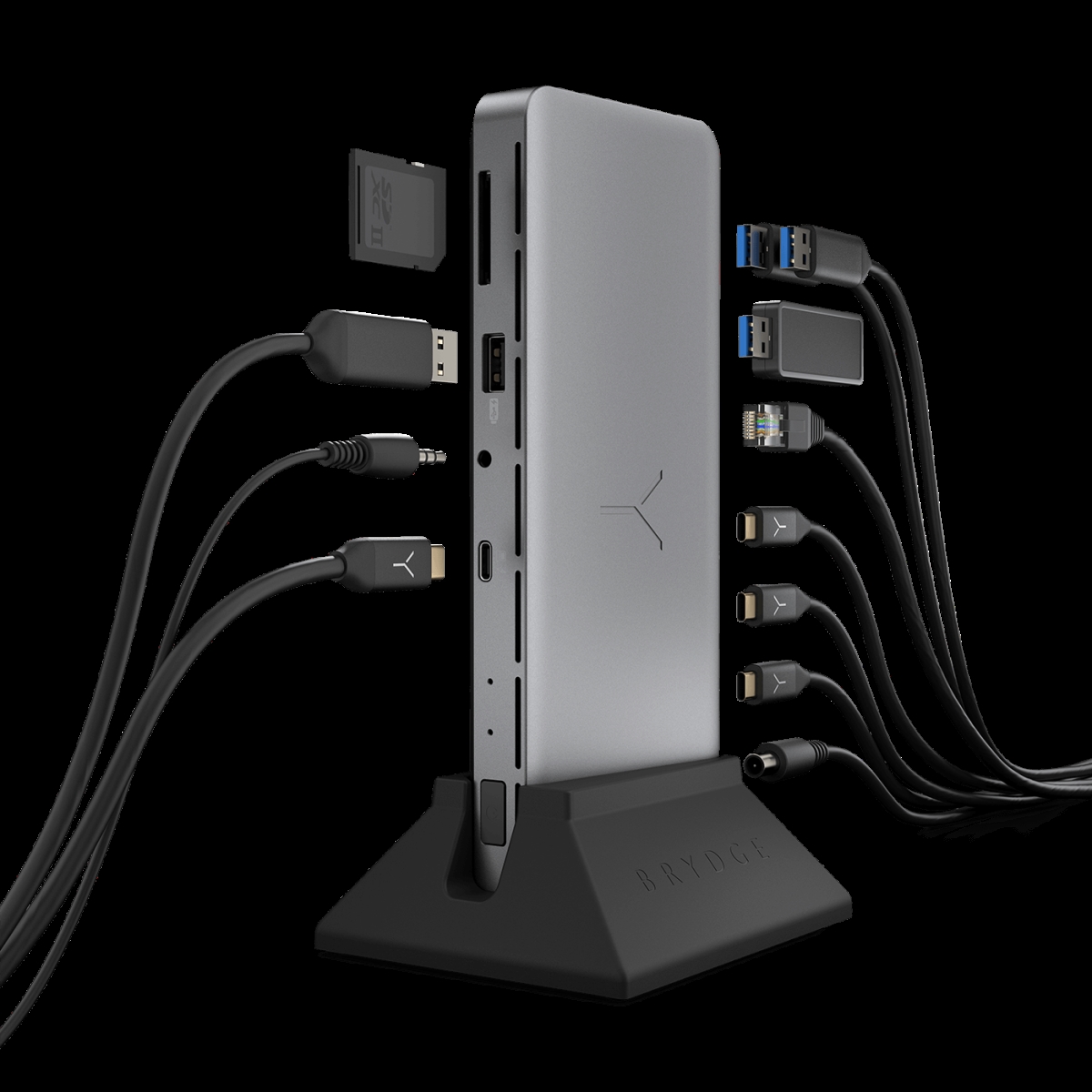 Stone Pro TB4 Docking Station for Windows 10 & 11, macOS - Space Gray