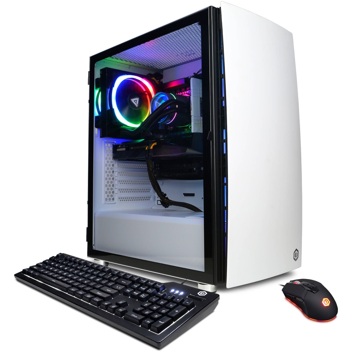 Picture of CyberPowerPC GXI11140CPGV15 Gamer Xtreme Desktop Computer - Intel Core i5-14600KF - White