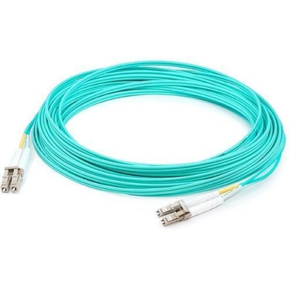 Picture of Add-On ADD-LC-LC-5M5OM4-VT 5 m LC Male to LC Male OM4 Straight Violet Duplex Fiber OFNR Cable