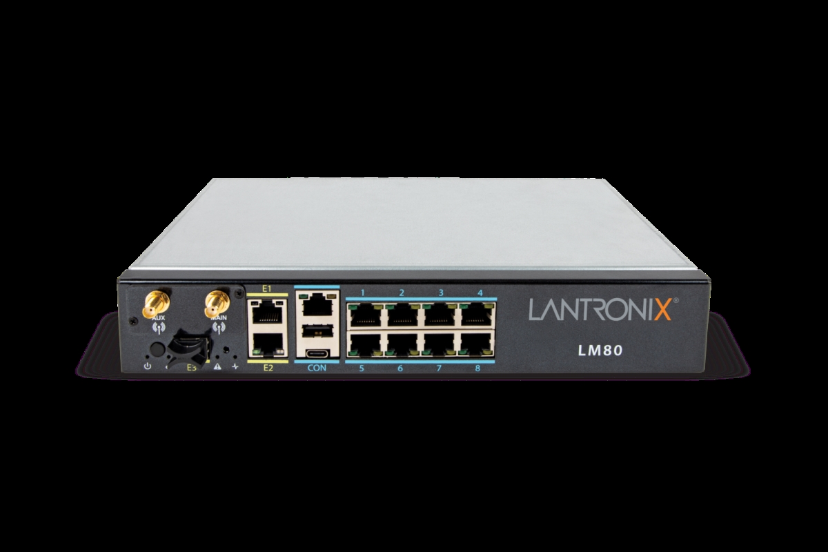 Picture of Lantronix 80-8S-NNN-NAA 8 Serial & 3 Ethernet Ports LM80 Local Manager Network Switch with LMS