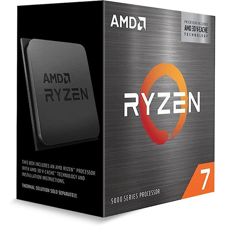Picture of AMD 100-100001503WOF Ryzen 7 5700X3D 3 GHz Eight-Core AM4 Processor without Cooler