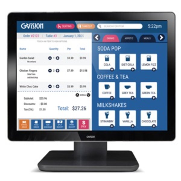 Picture of GVision USA D17ZH-AV-45PT 17 in. LED Projected Capacitive Multi-Touch Screen HDMI-VGA Desktop Monitor&#44; Black