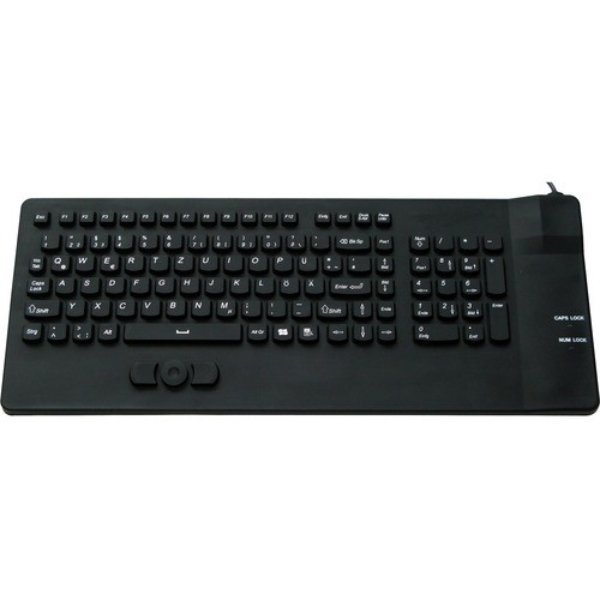 Picture of Ergoguys KB-JH-IKB108 DSI Waterproof Wired Keyboard with Mouse Pointer&#44; Black
