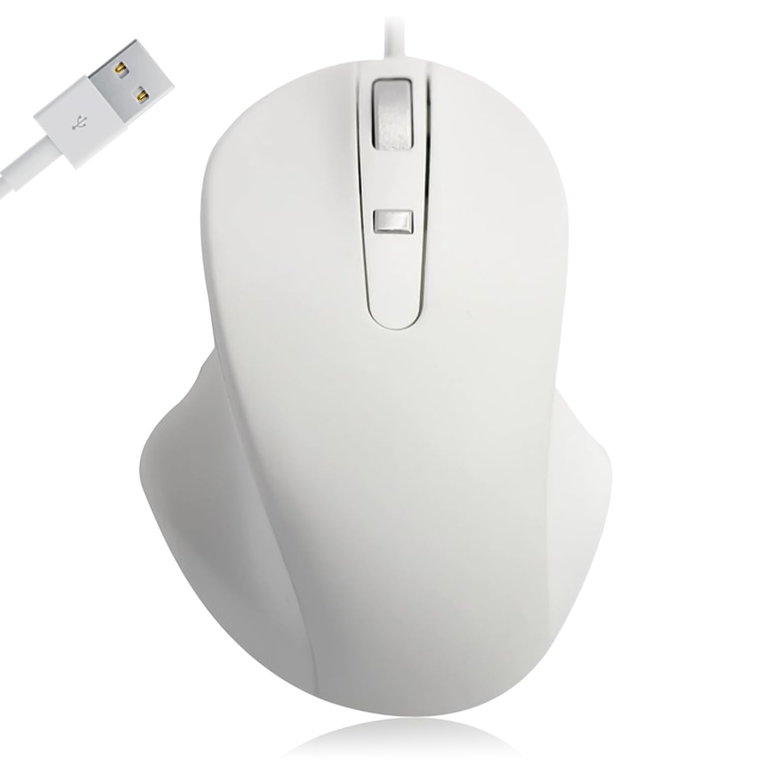 Matias USB-A Wired PBT Mouse, White