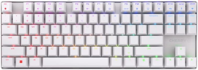 Picture of Cherry Americas G80-3882LYAUS-0 White Wired Compact Keyboard