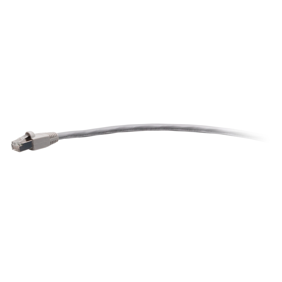 43708 1 ft. TAA-Compliant F-Series Cat6 Snagless Shielded STP Network Cable - Gray