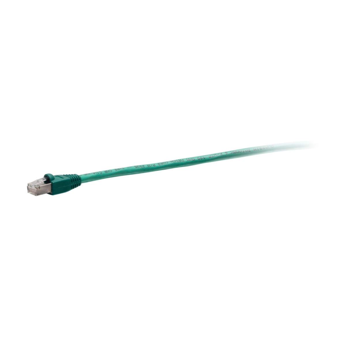 43742 7 ft. TAA-Compliant F-Series Cat6 Snagless Shielded STP Network Cable - Green