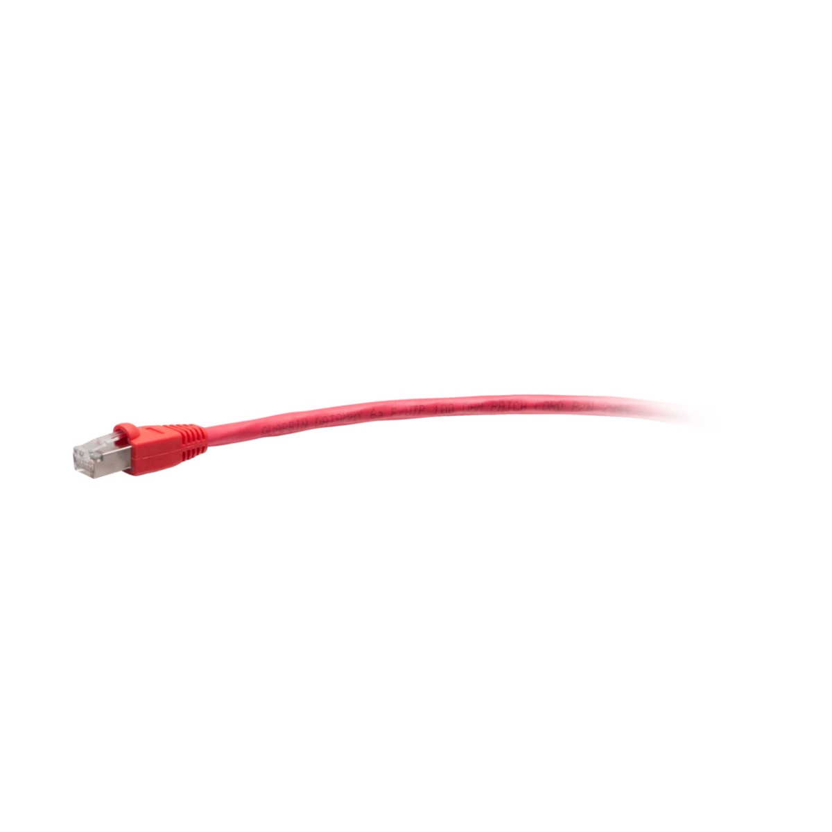 43755 6 ft. TAA-Compliant F-Series Cat6 Snagless Shielded STP Network Cable - Red
