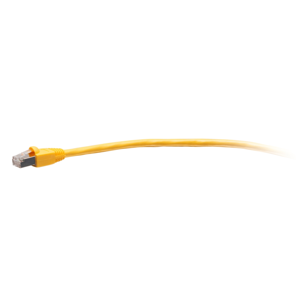 43766 3 ft. TAA-Compliant F-Series Cat6 Snagless Shielded STP Network Cable - Yellow