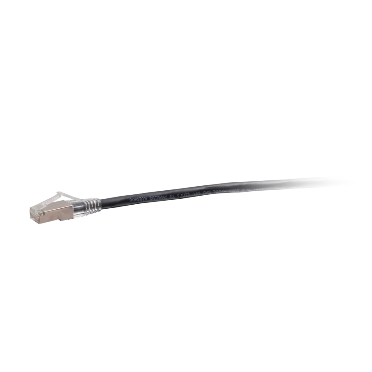 43840 7 ft. TAA-Compliant F-Series Cat6a Snagless Shielded STP Network Cable - Black